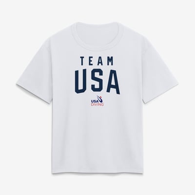 Team USA Women's Summer Games Diving T-Shirt - White